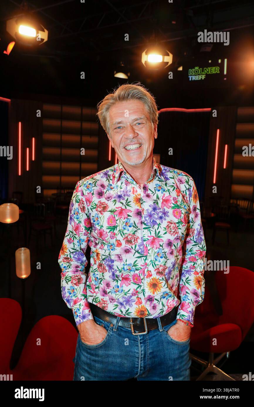 Hajo Schumacher bei der Aufzeichnung der WDR-Talkshow 'Kölner Treff' im WDR Studio BS 3. Köln, 12.04.2024 Stockfoto