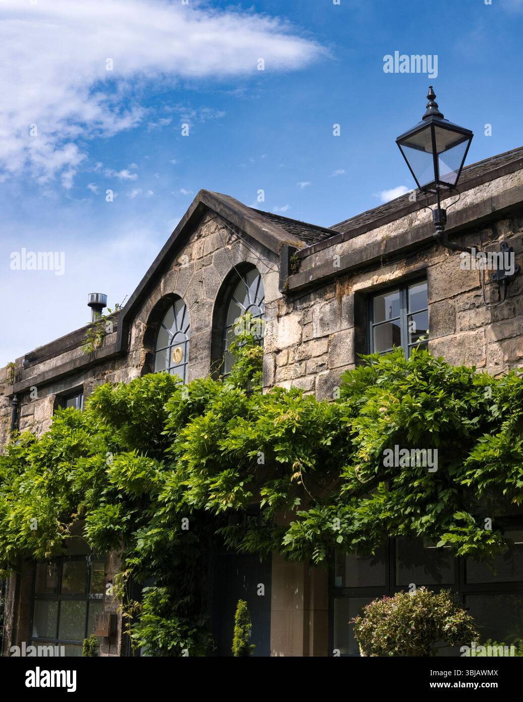 Zirkus-Lane in Edinburgh, Schottland Stockfoto