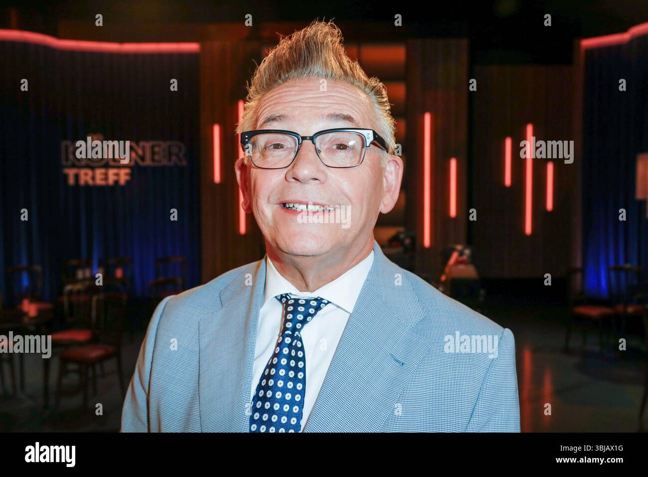 Götz Alsmann bei der Aufzeichnung der WDR-Talkshow 'Kölner Treff' im WDR Studio BS 3. Köln, 29.05.2024 Stockfoto