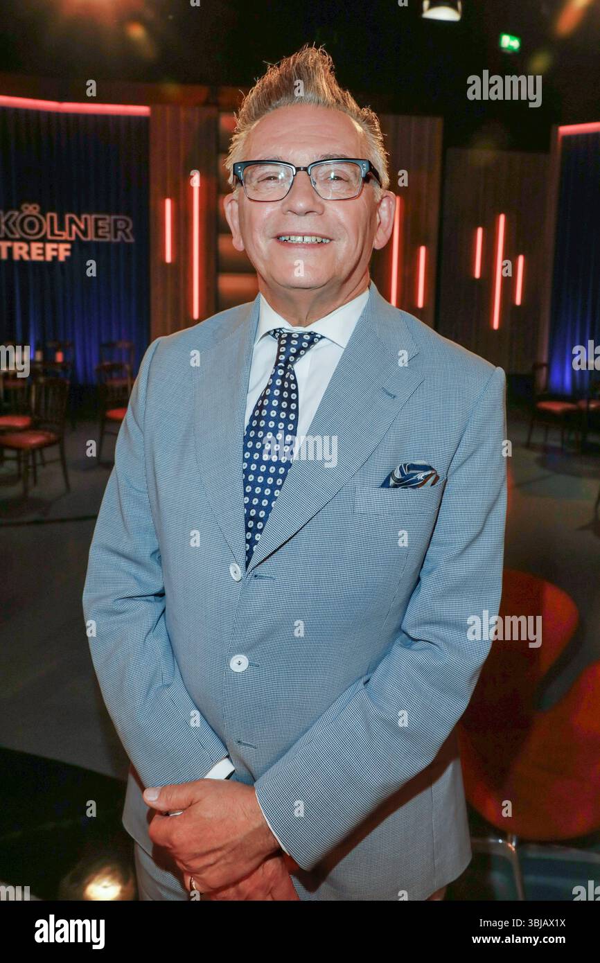 Götz Alsmann bei der Aufzeichnung der WDR-Talkshow 'Kölner Treff' im WDR Studio BS 3. Köln, 29.05.2024 Stockfoto