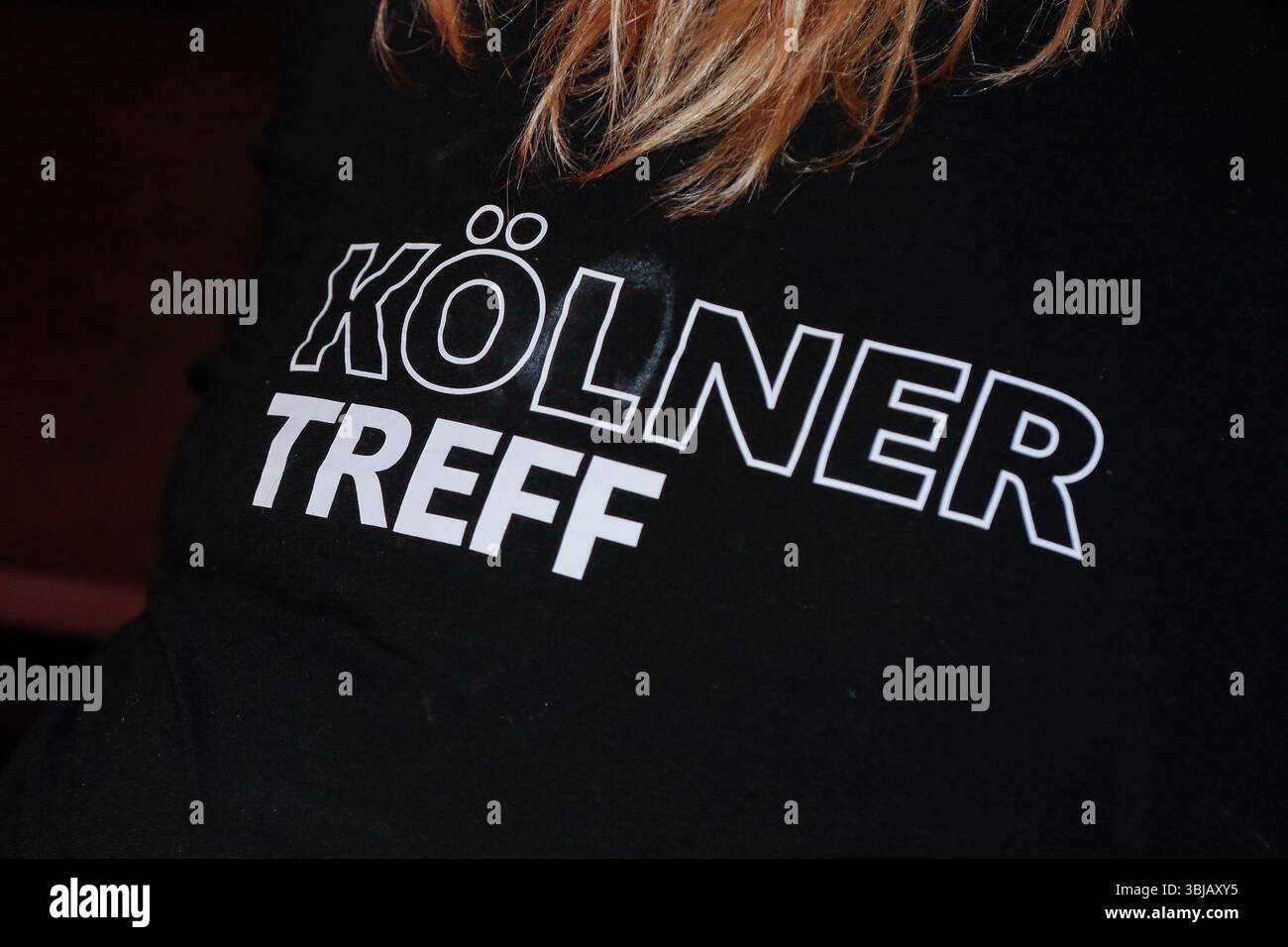 Kölner Treff Logo bei der Aufzeichnung der WDR-Talkshow 'Kölner Treff' im WDR Studio BS 3. Köln, 25.10.2024 Stockfoto