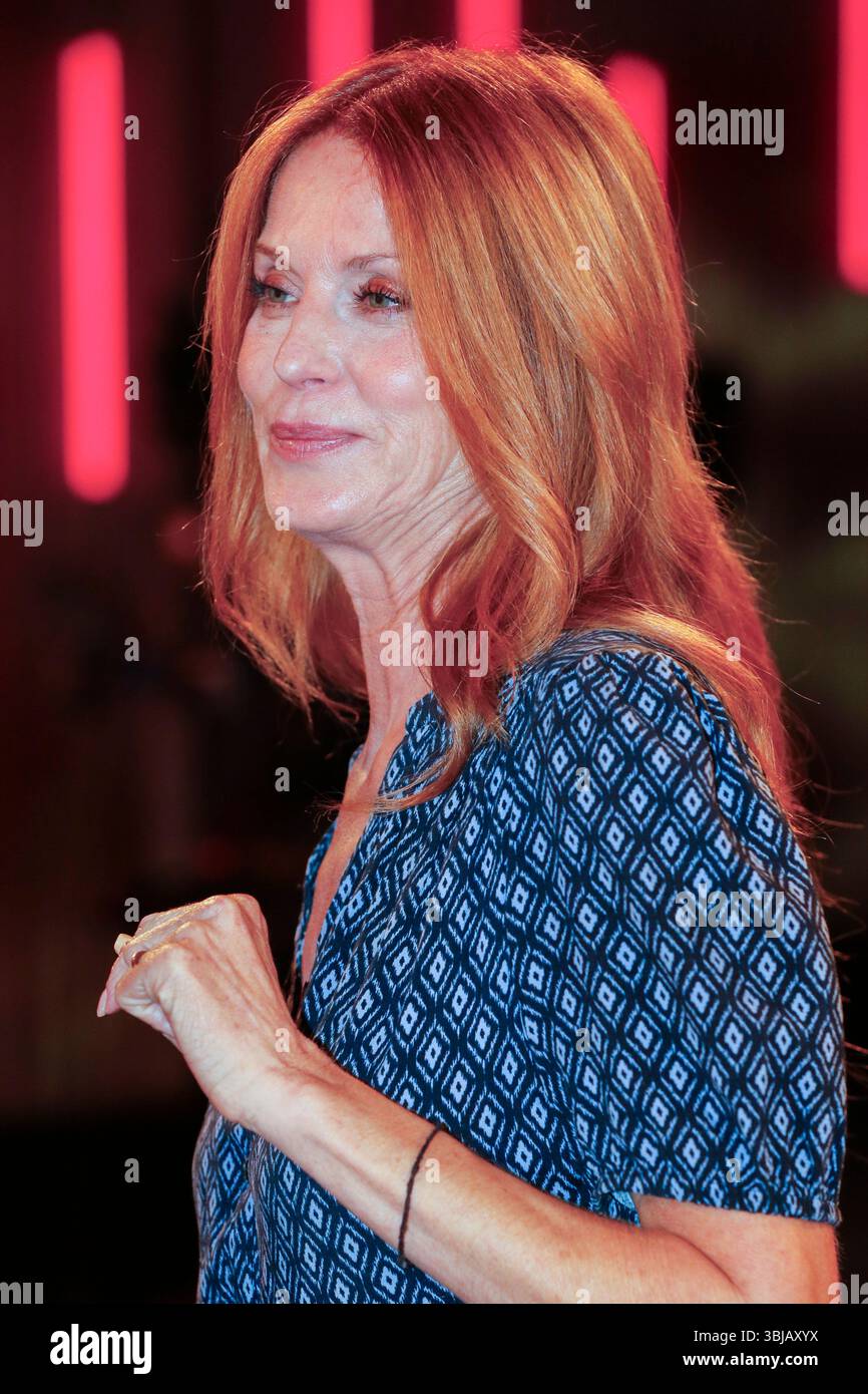 Esther Schweins bei der Aufzeichnung der WDR-Talkshow 'Kölner Treff' im WDR Studio BS 3. Köln, 25.10.2024 Stockfoto