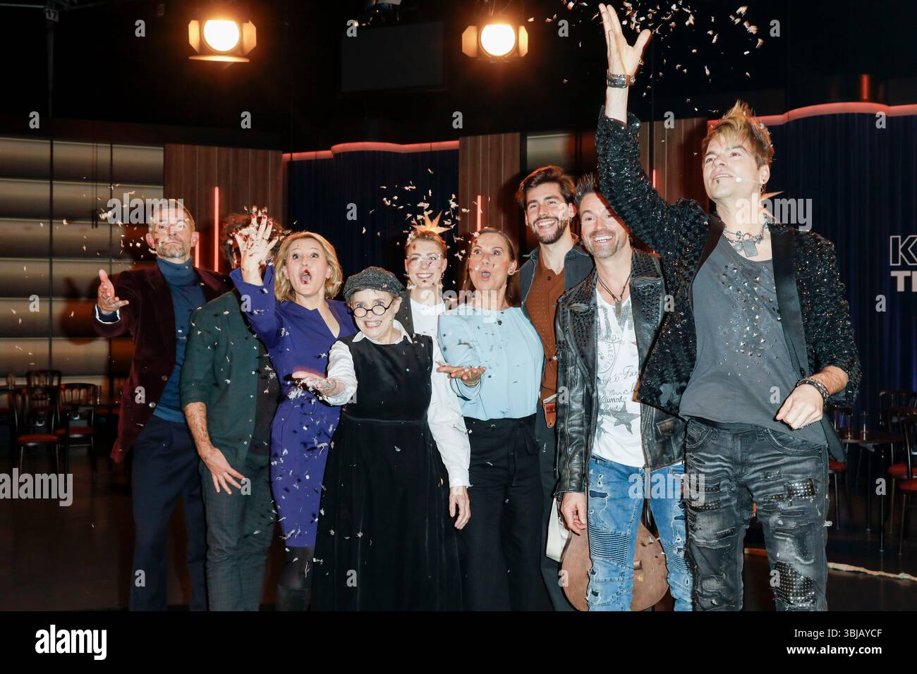 Micky Beisenherz, Oliver Wnuk, Susan Link, Katharina Thalbach, Sophia Nagelschmidt, Jenny Jürgens, Álvaro Soler, Andreas ehrlich, Chris ehrlich bei de Stockfoto