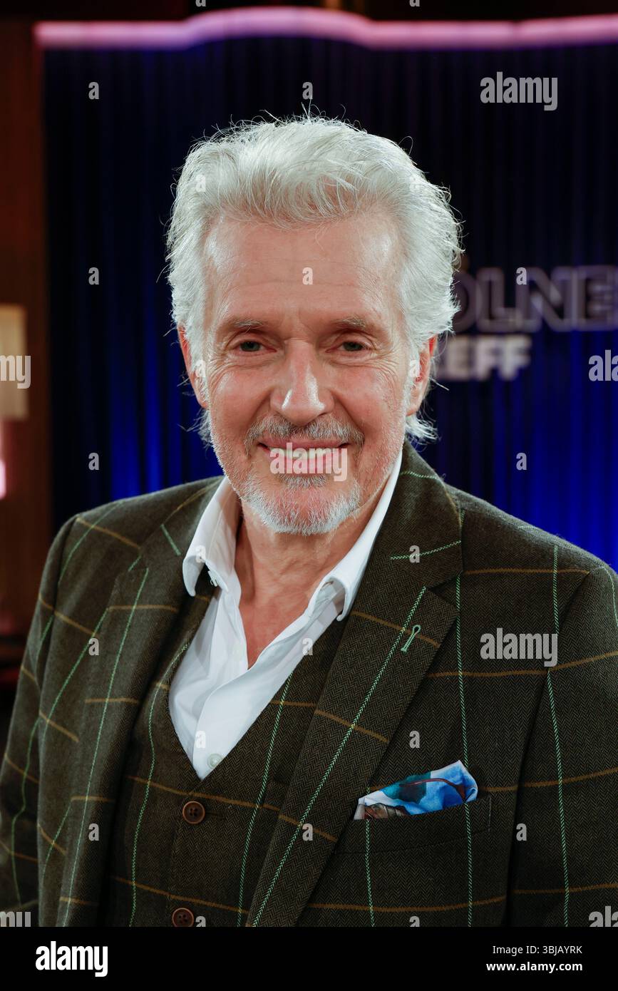 Frank Schätzing bei der Aufzeichnung der WDR-Talkshow 'Kölner Treff' im WDR Studio BS 3. Köln, 23.01.2025 Stockfoto