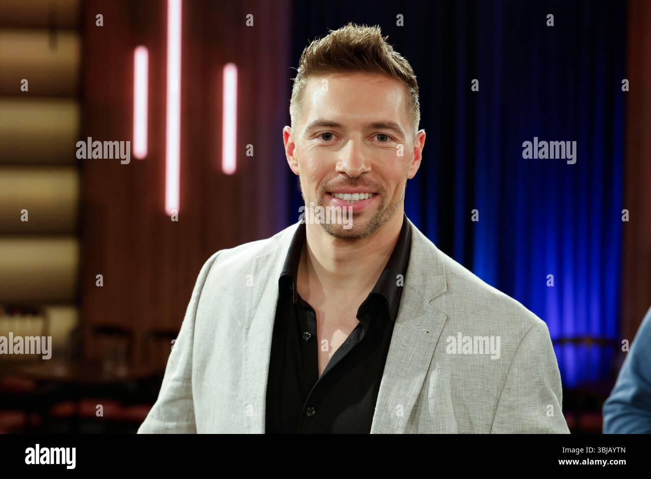 Ramon Roselly bei der Aufzeichnung der WDR-Talkshow 'Kölner Treff' im WDR Studio BS 3. Köln, 23.01.2025 Stockfoto