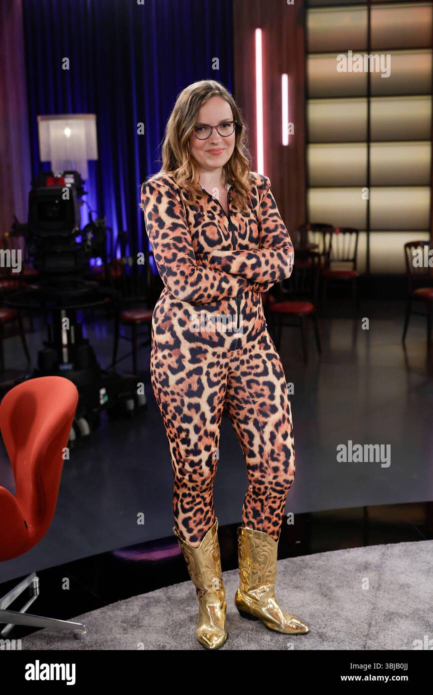 Helene Bockhorst bei der Aufzeichnung der WDR-Talkshow 'Kölner Treff' im WDR Studio BS 3. Köln, 30.04.2025 Stockfoto