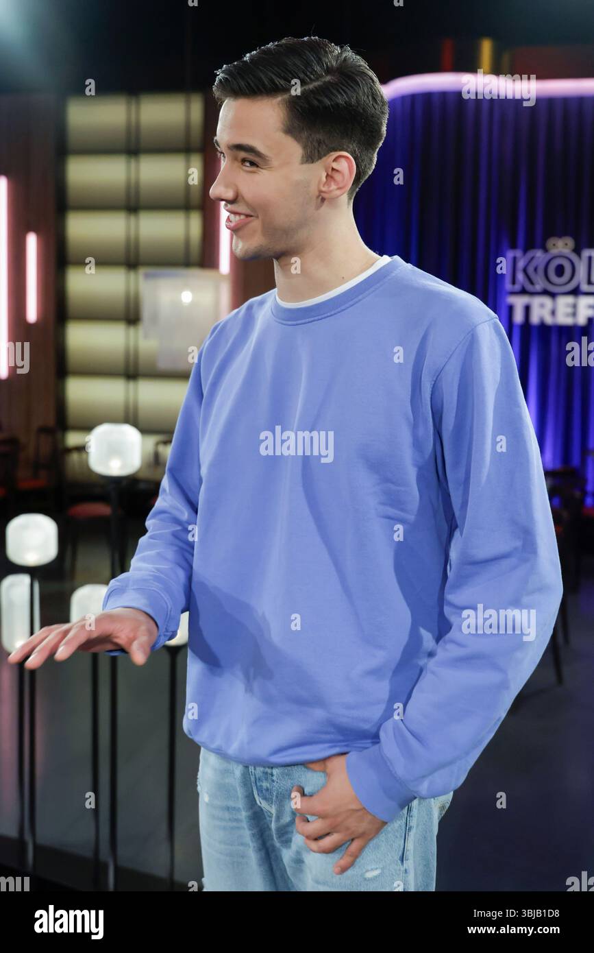 San Diego Pooth bei der Aufzeichnung der WDR-Talkshow 'Kölner Treff' im WDR Studio BS 3. Köln, 28.05.2025 Stockfoto