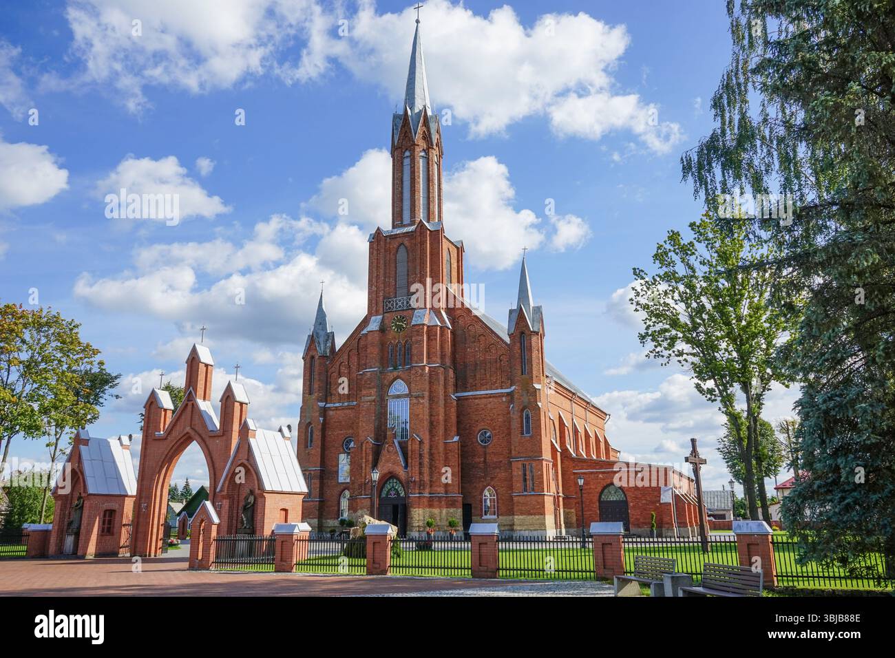 Kathedrale Kaišiadorys Verklärung, Litauen Stockfoto