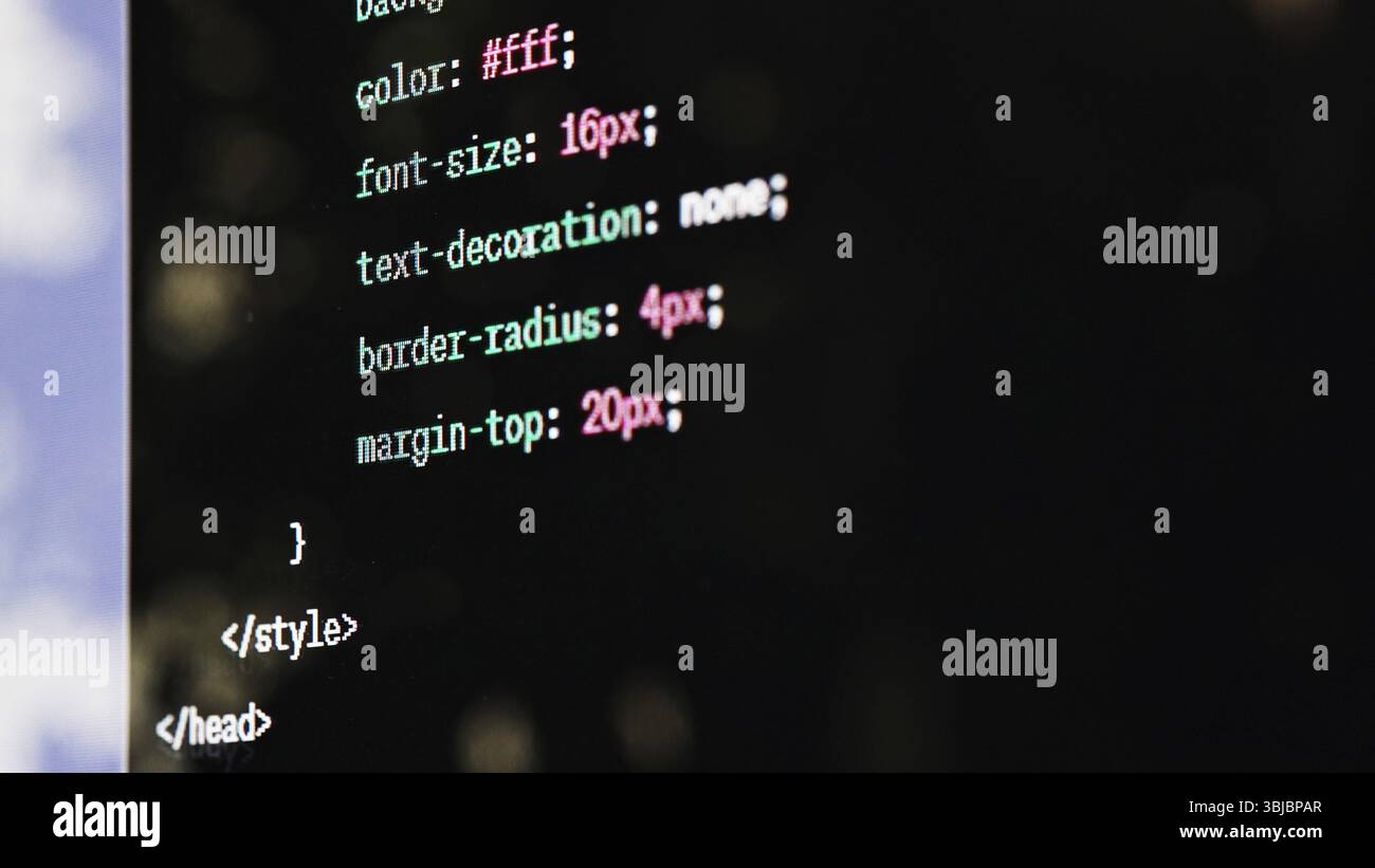 New York, USA - 31.05.2023: HTML-Code geschrieben von Chatgpt. Editorial Stockfoto