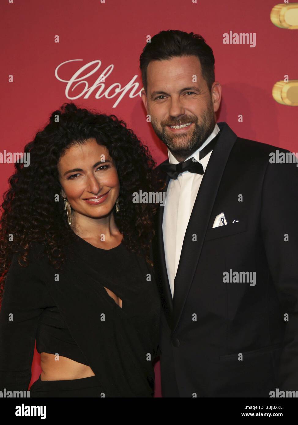 Marwa Eldessouky und Matthias Töten auf der 30. Jose Carreras Gala 2023 am 12. Dezember 2024 in der Medienstadt Leipzig, Leipzig, DE Stockfoto