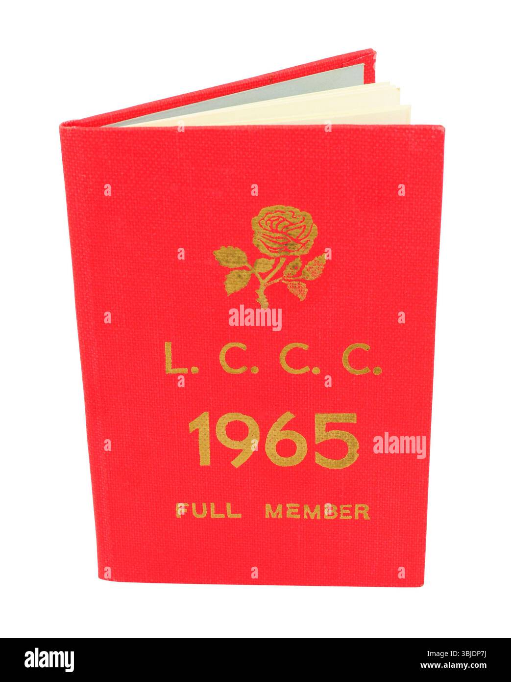 Lancashire County Cricket Club 1965 Booklet für Vollmitglieder und Festspiele Stockfoto