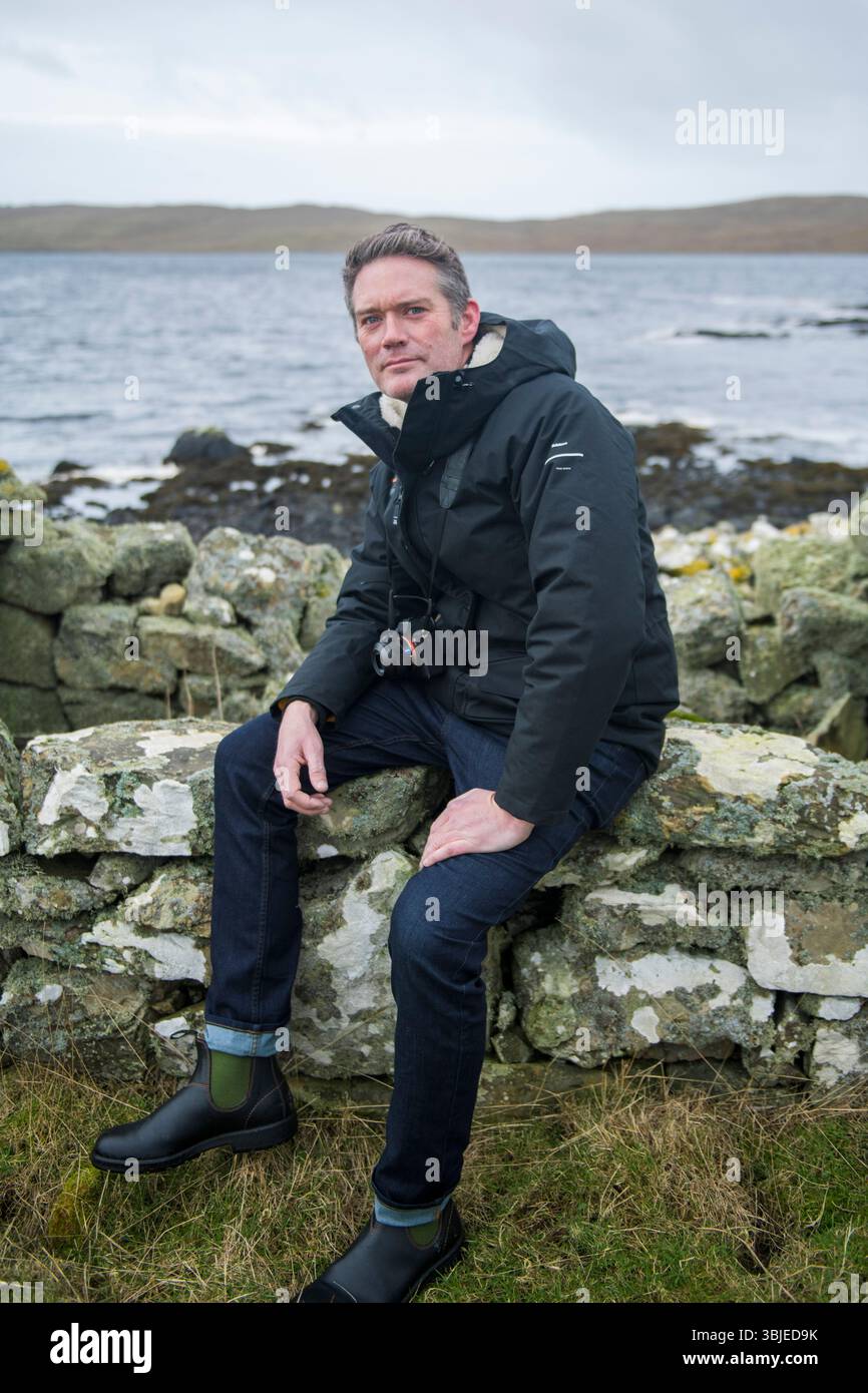 Charlie Hamilton James, renommierter Tierfotograf und Filmemacher, bekannt für atemberaubende Naturbilder und Naturerlebnisse. Stockfoto