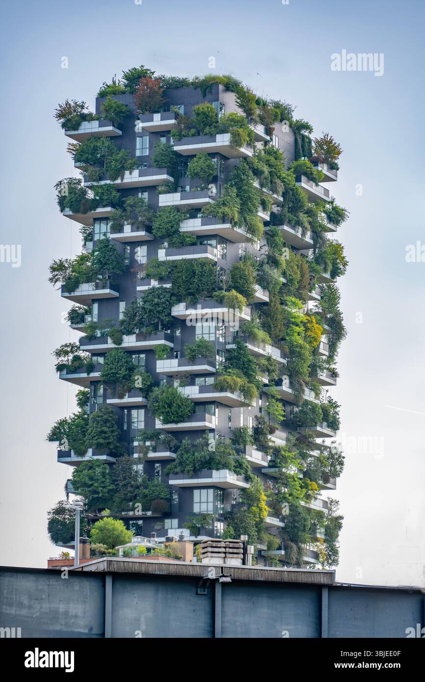 Green Apartments, Mailand, Lombardei, Italien Stockfoto