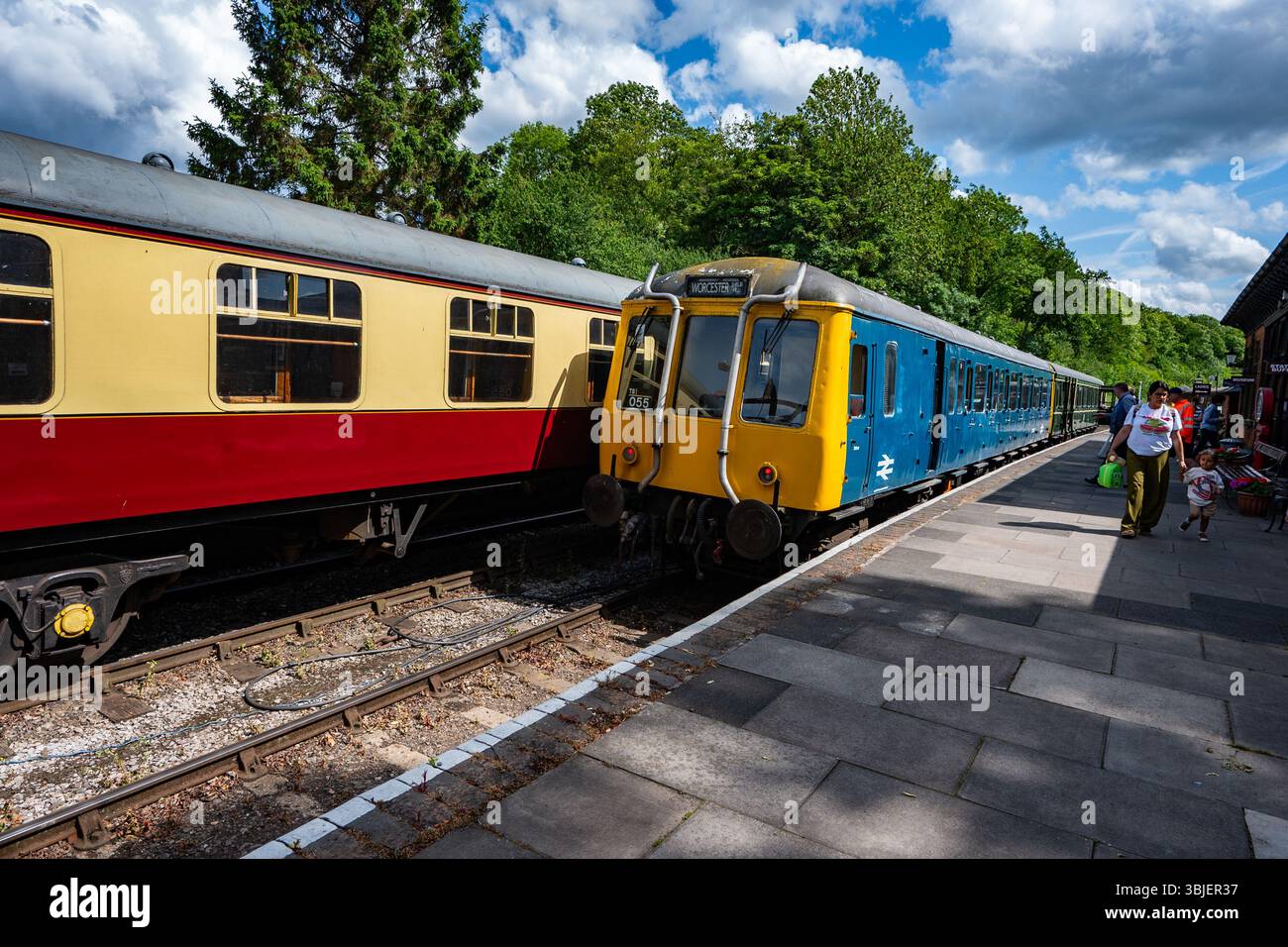 Dieseltriebwagen, Shckerstone Stockfoto