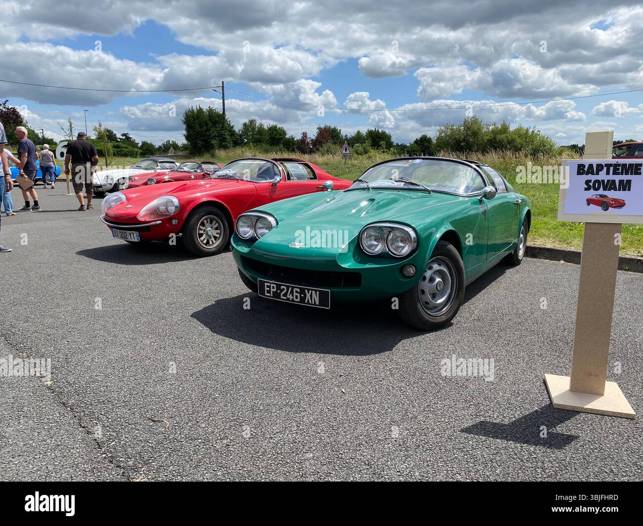 Französische Oldtimer von Sovam Stockfoto