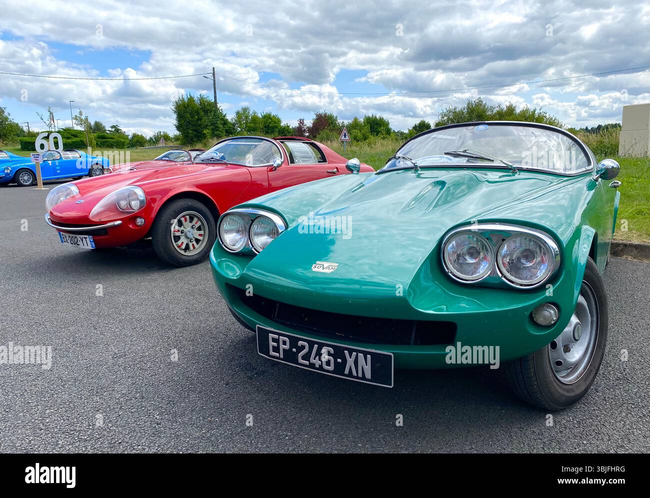 Französische Oldtimer von Sovam Stockfoto