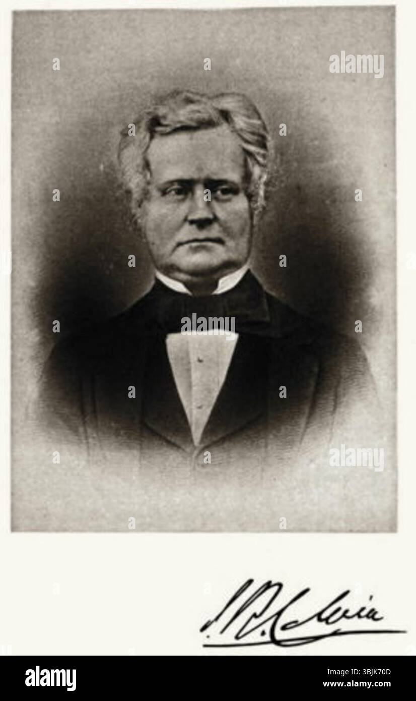 John Russell Colvin (1807–1857) war ein britischer Kolonialverwalter in Indien. Er war Mitte des 19. Jahrhunderts Vizegouverneur der nordwestlichen Provinzen und ist bekannt für seine Rolle während der Indianeraufstände von 1857. Stockfoto