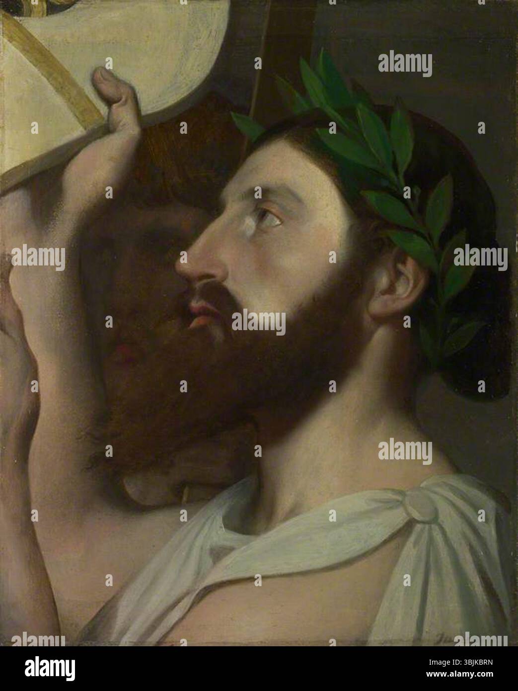 Ingres, Jean-Auguste-Dominique; Pindar und Ictinus; National Gallery, London; http://www.artuk.org/artworks/pindar-and-ictinus-114839 Stockfoto