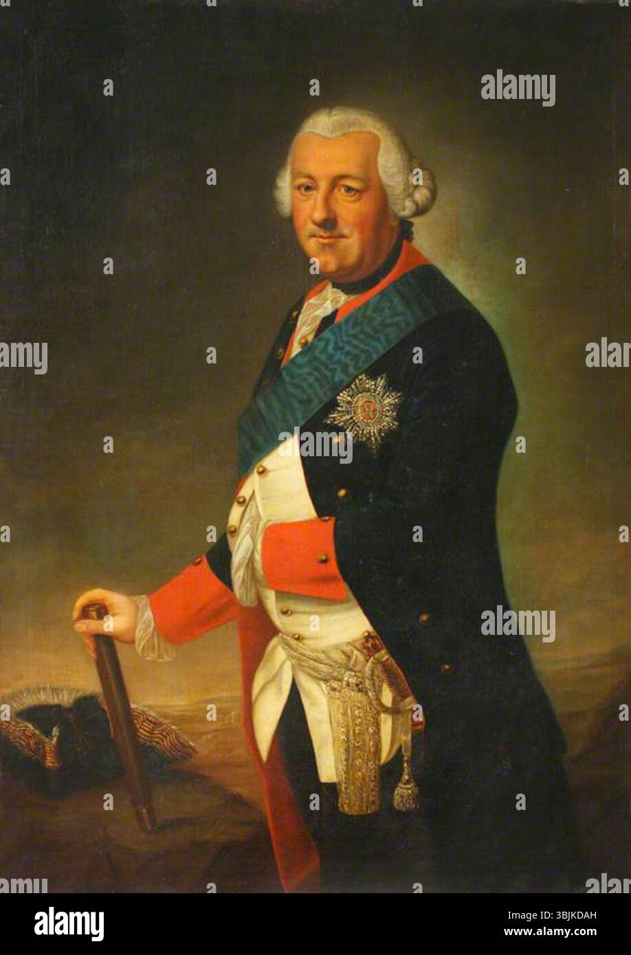 Ziesenis, Johann Georg; Charles William Ferdinand (1735–1806), Herzog von Braunschweig-Wolfenbuttel; National Trust, Hatchlands; http://www.artuk.org/artworks/charles-william-ferdinand-17351806-duke-of-brunswick-wolfenbuttel-217382 Stockfoto