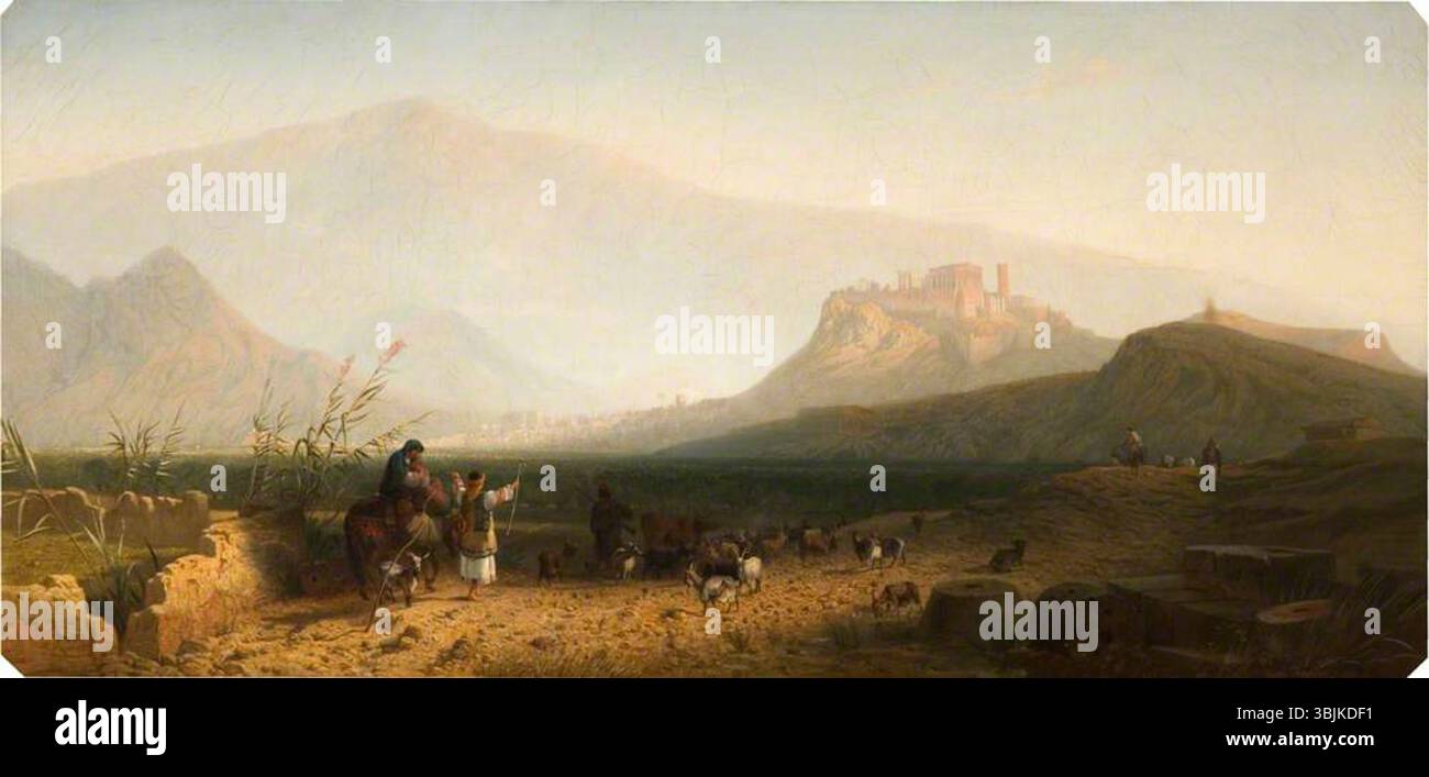 Johnson, Harry John; Athen; Birmingham Museums Trust; http://www.artuk.org/artworks/athens-34484 Stockfoto