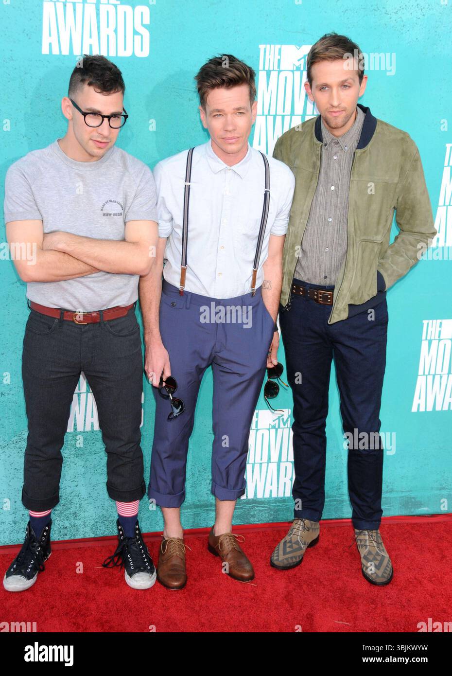 Spaß. Bei den MTV Movie Awards 2012 im Gibson Amphitheater, Universal Studios in Los Angeles, Kalifornien - 03. Juni 2012 Stockfoto