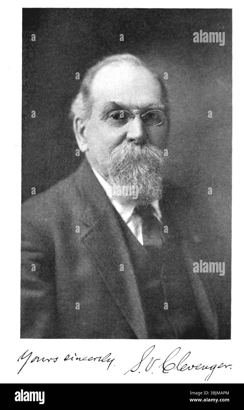 Dieses Porträt von Shobal Vail Clevenger Jr., ca. 1910, fängt einen jungen Mann in einem formellen Setting ein, das mit Präzision gemalt wurde und sich auf Realismus konzentriert. Das Porträt spiegelt den Stil amerikanischer Porträts des frühen 20. Jahrhunderts wider. Stockfoto