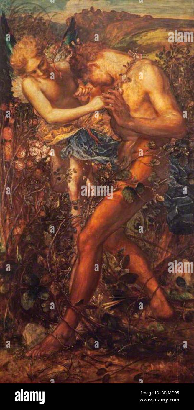 Watts, George Frederic; Unfug; National Galleries of Scotland; http://www.artuk.org/artworks/mischief-210842 Stockfoto