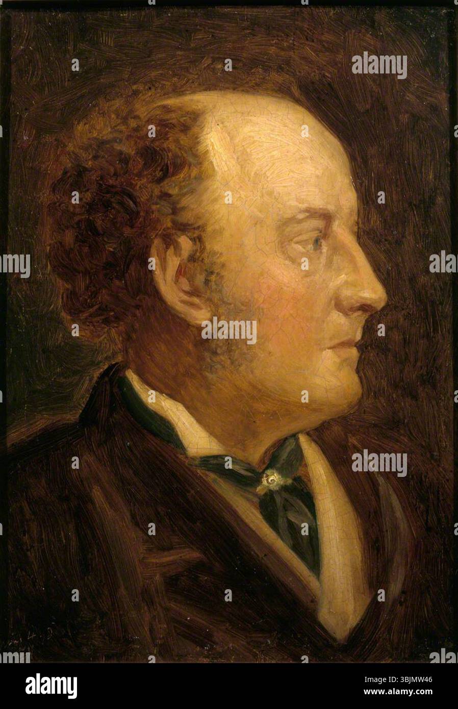 Millais, John Everett; Selbstporträt; National Trust, Wightwick Manor; http://www.artuk.org/artworks/self-portrait-131455 Stockfoto