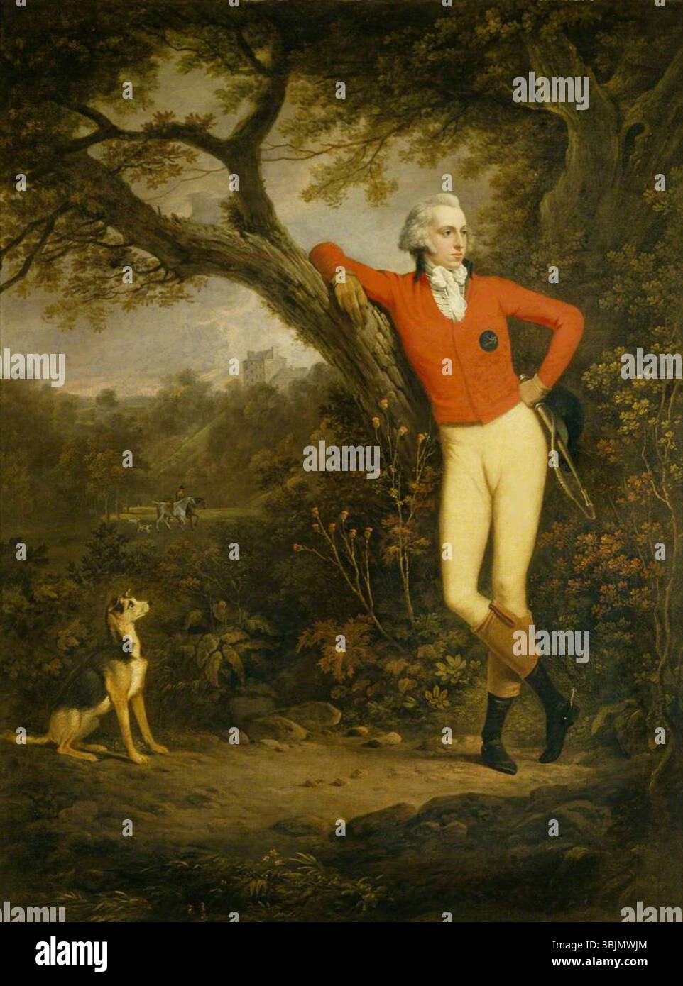 Nasmyth, Alexander; William Hamilton (1765–1814), 7. Baron Belhaven & Stenton; National Trust, Upton House; http://www.artuk.org/artworks/william-hamilton-17651814-7th-baron-belhaven-stenton-131873 Stockfoto