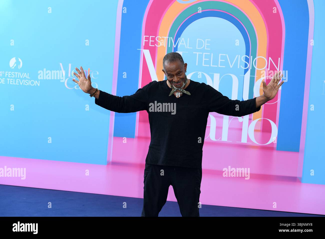 Montecarlo, Monaco. Juni 2025. "Antonio Fargas" Fotoruf während des 64. Monte-Carlo Television Festivals. (Foto: Gianluigi Jorio/SOPA Images/SIPA USA) Credit: SIPA USA/Alamy Live News Stockfoto
