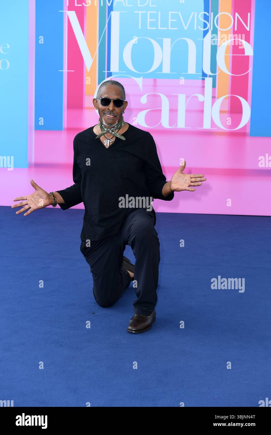 Montecarlo, Monaco. Juni 2025. "Antonio Fargas" Fotoruf während des 64. Monte-Carlo Television Festivals. (Foto: Gianluigi Jorio/SOPA Images/SIPA USA) Credit: SIPA USA/Alamy Live News Stockfoto