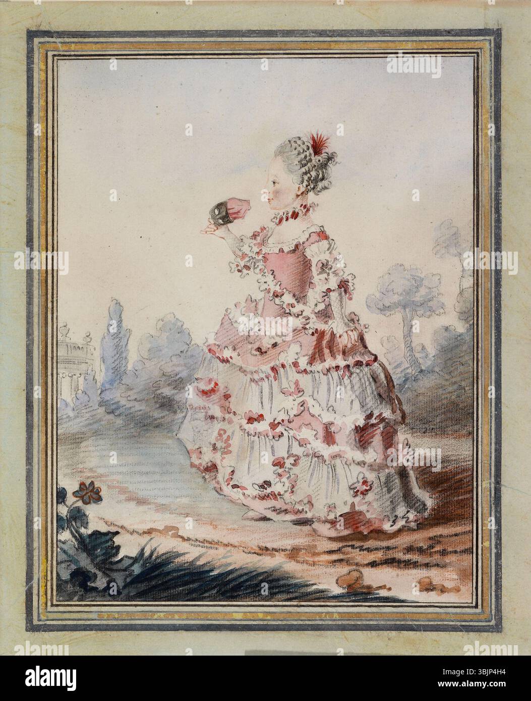 In der Albright-Knox Art Gallery Fine Art Collection ist eine meistzugängliche Reproduktion eines Kunstwerks in Publikationsqualität erhältlich. Stockfoto