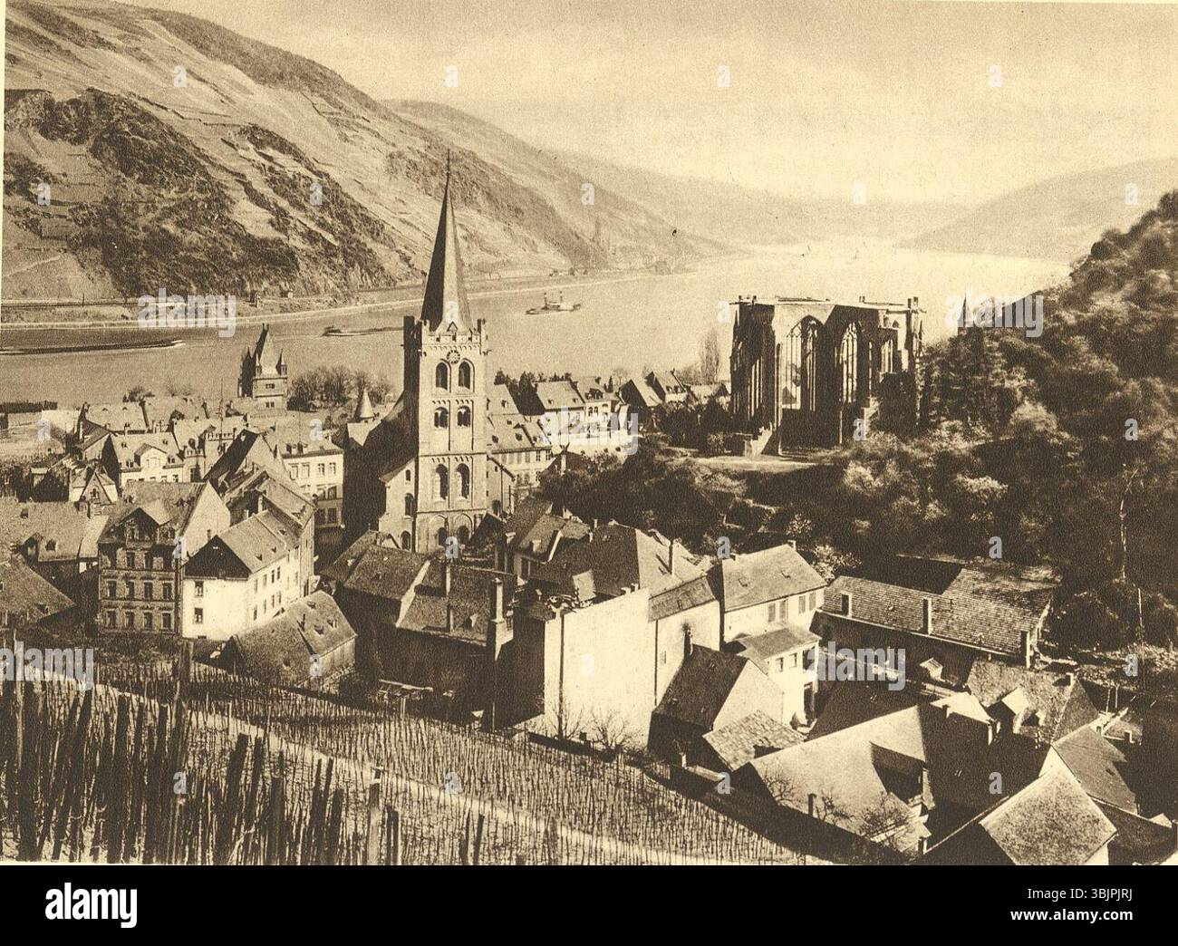 Kurt Hielscher Deutschland 1924 Bacharach. Stockfoto