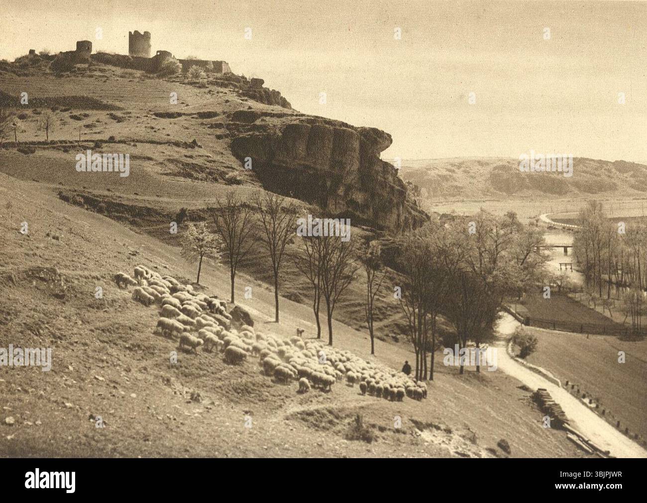 Kurt Hielscher Deutschland 1924 Burg Kallmünz. Stockfoto
