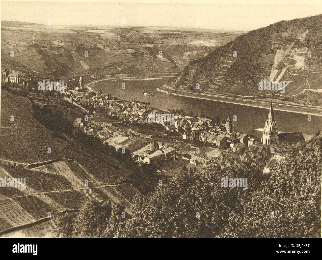 Kurt Hielscher Deutschland 1924 Oberwesel. Stockfoto