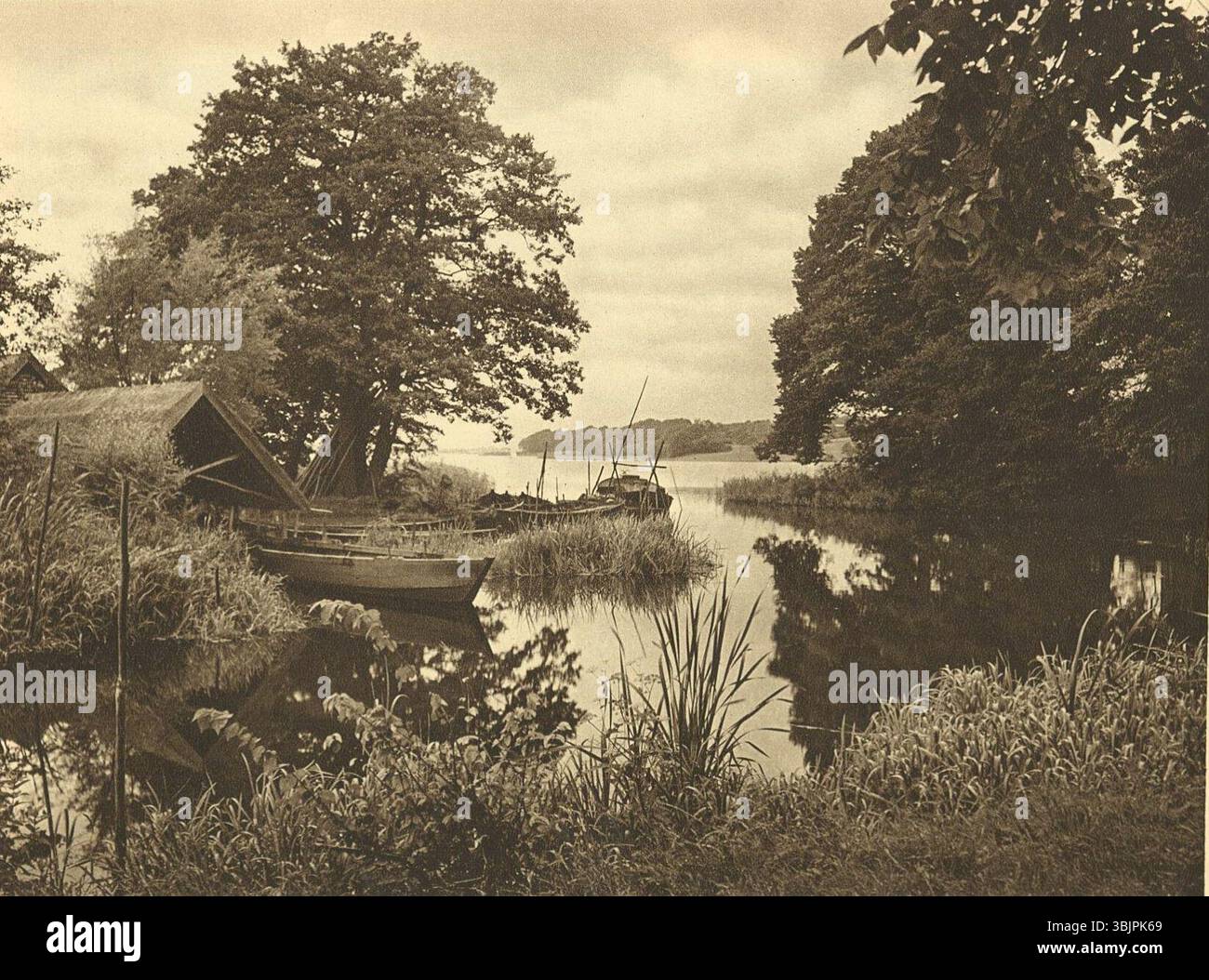 Kurt Hielscher Deutschland 1924 Ratzeburger Siehe. Stockfoto