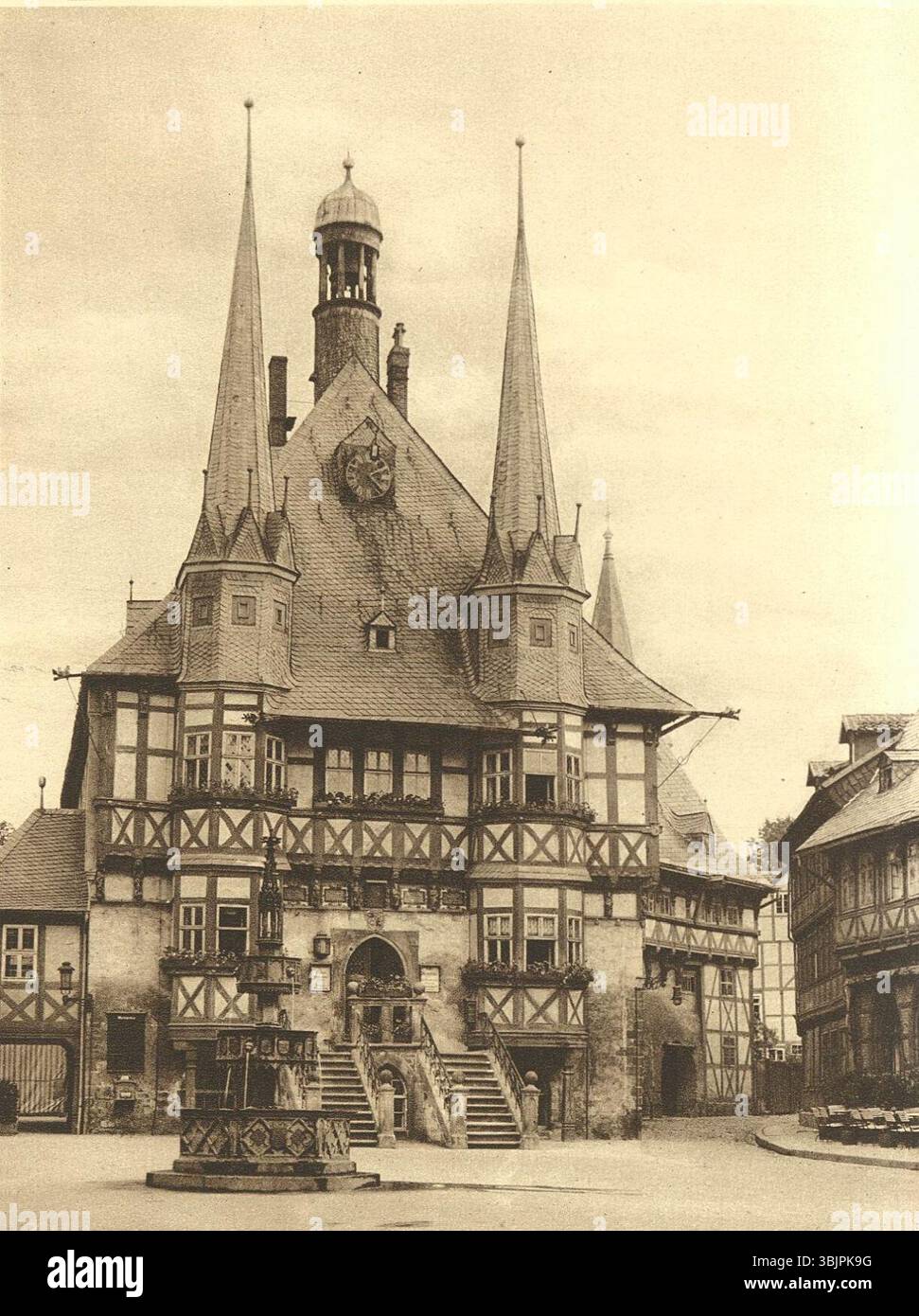 Kurt Hielscher Deutschland 1924 Wernigerode Rathaus. Stockfoto