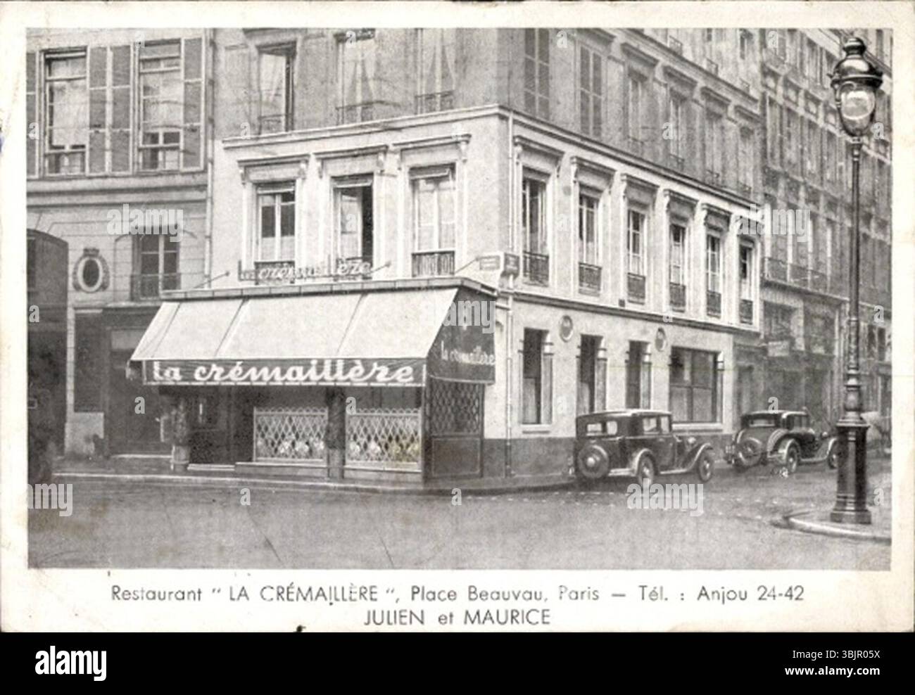 La Crémaillère - 92 Place Beauveau - Paris 8E.. Stockfoto