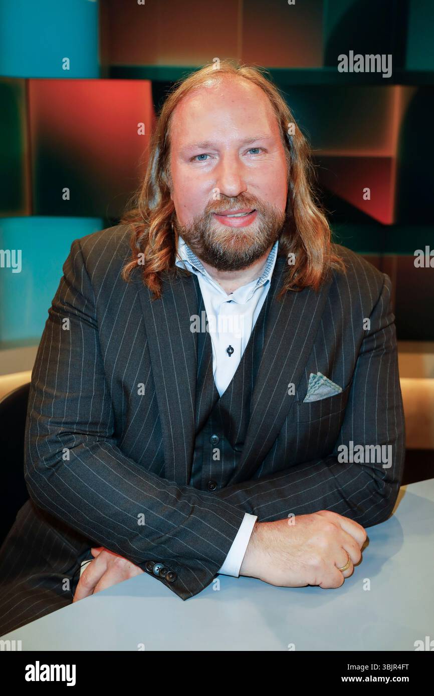 Anton Hofreiter in der ARD-Talkshow 'hart aber fair' im WDR Fernsehstudio B. Köln, 27.05.2024 Stockfoto