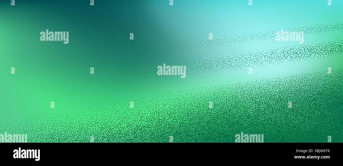 Abstrakter hellgrüner Hintergrund mit körniger Textur Stock Vektor