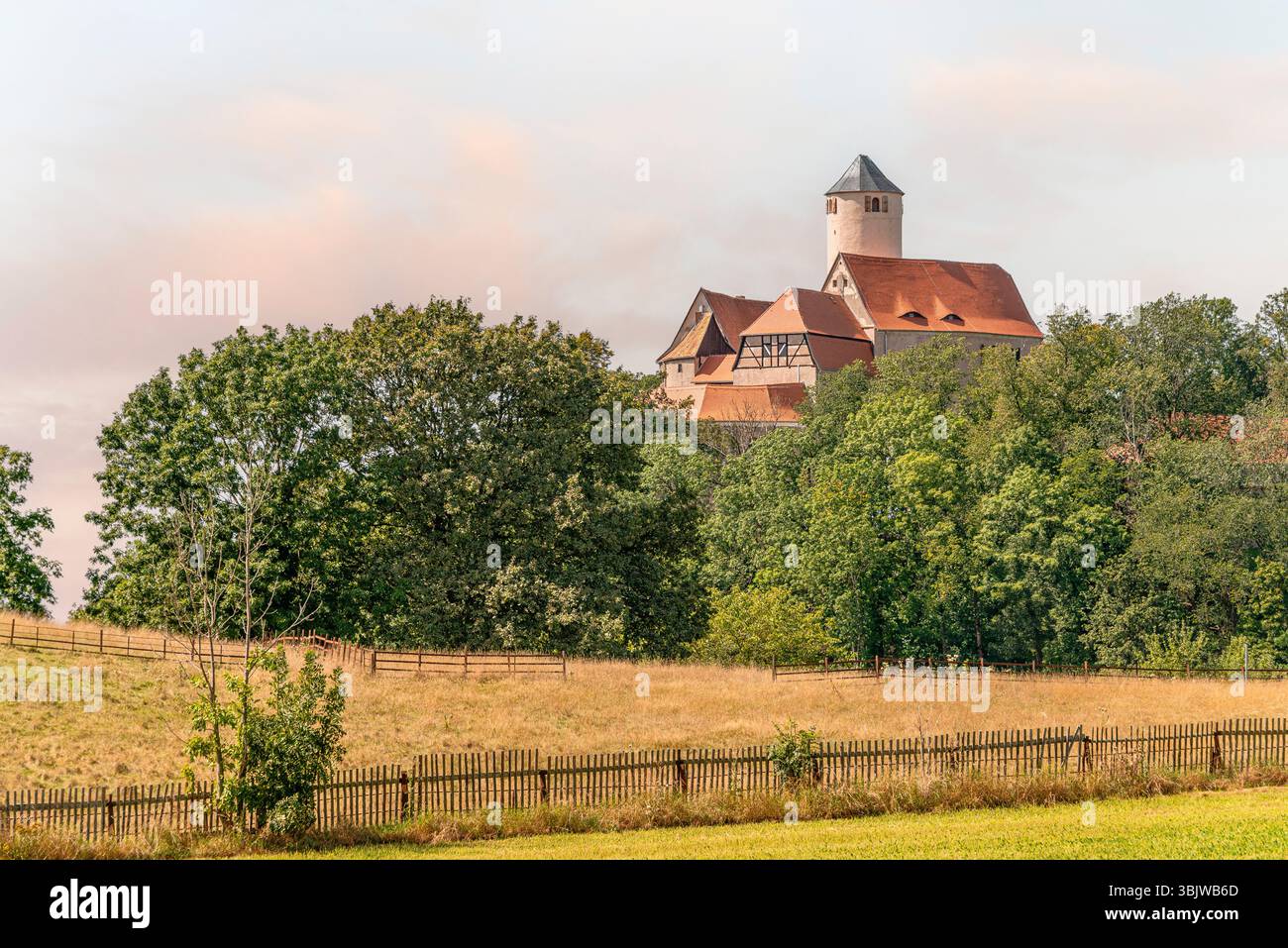 Schloss Schönfels, Lichtentanne, Sachsen, Deutschland Stockfoto