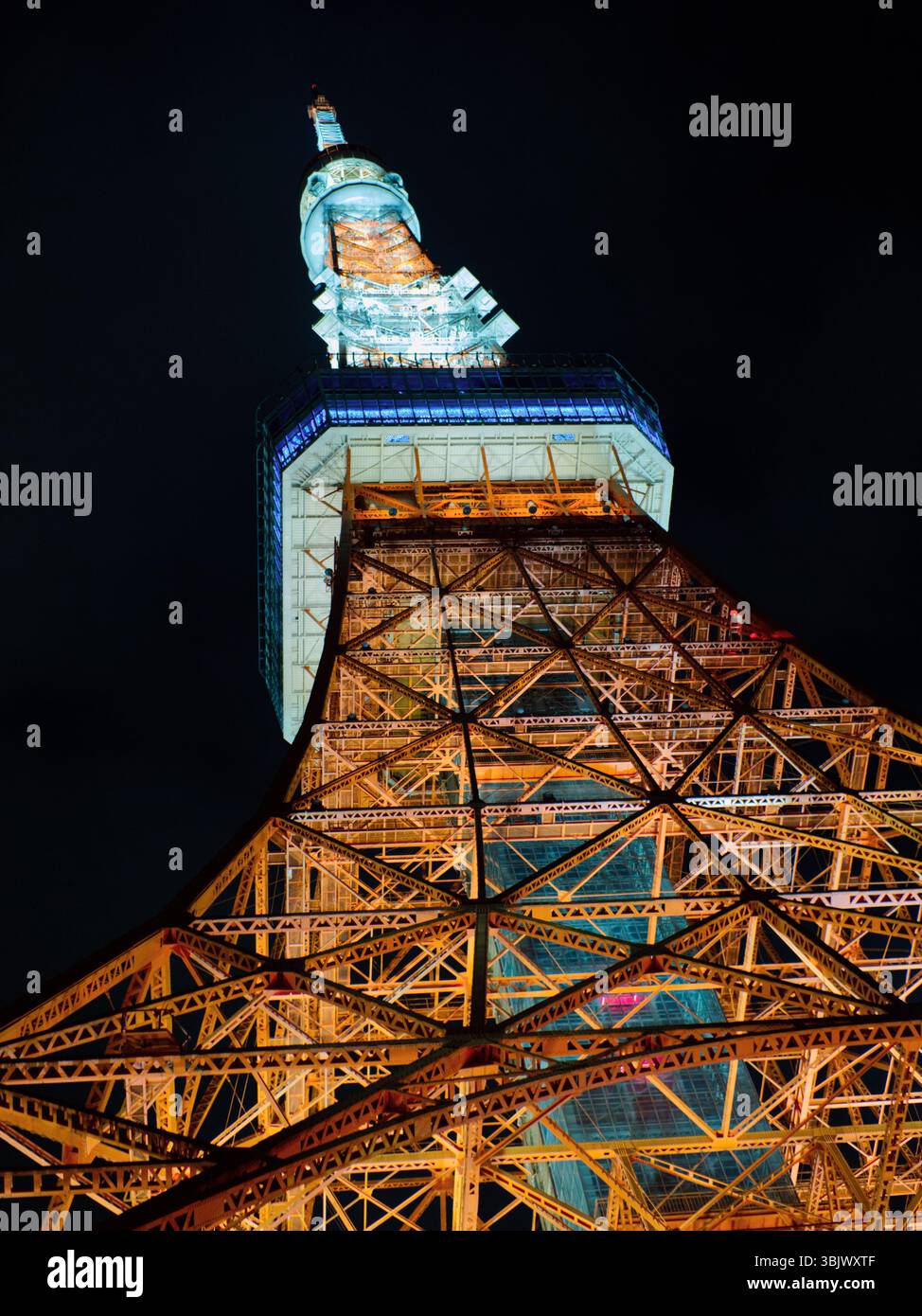Der tokioter Turm Stockfoto