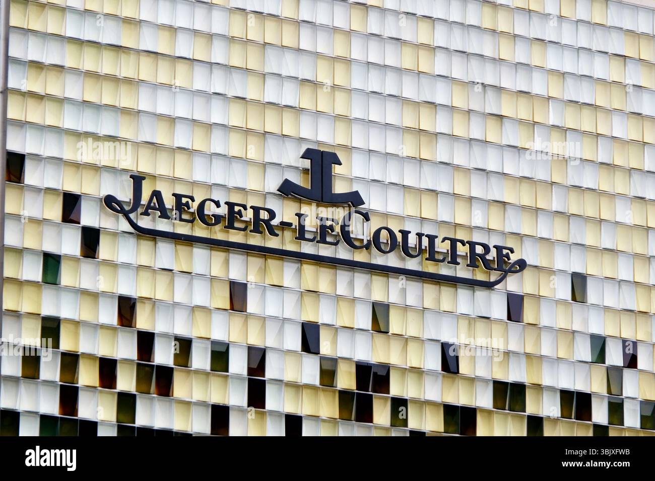 Shanghai, China, 29. März 2025: Firmenlogo von Jaeger-LeCoultre Stockfoto