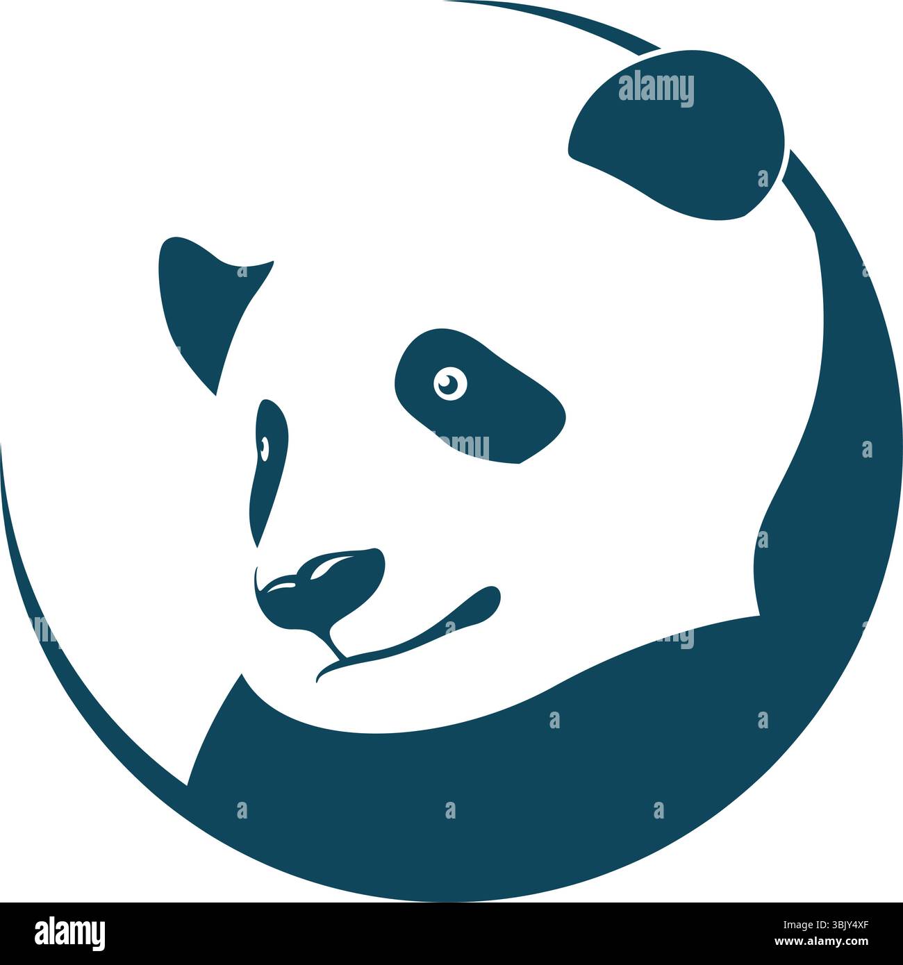 Designvorlage für das Symbol des Panda-Logos Stock Vektor