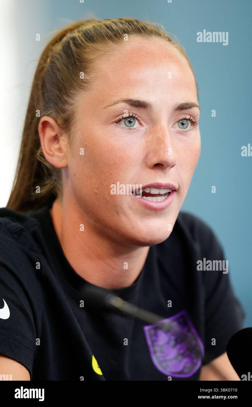 Lucy Parker in England im St. George's Park, Burton upon Trent. Bilddatum: Dienstag, 17. Juni 2025. Stockfoto