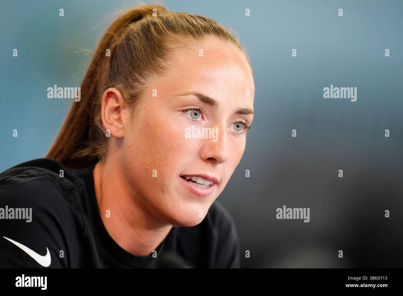 Lucy Parker in England im St. George's Park, Burton upon Trent. Bilddatum: Dienstag, 17. Juni 2025. Stockfoto