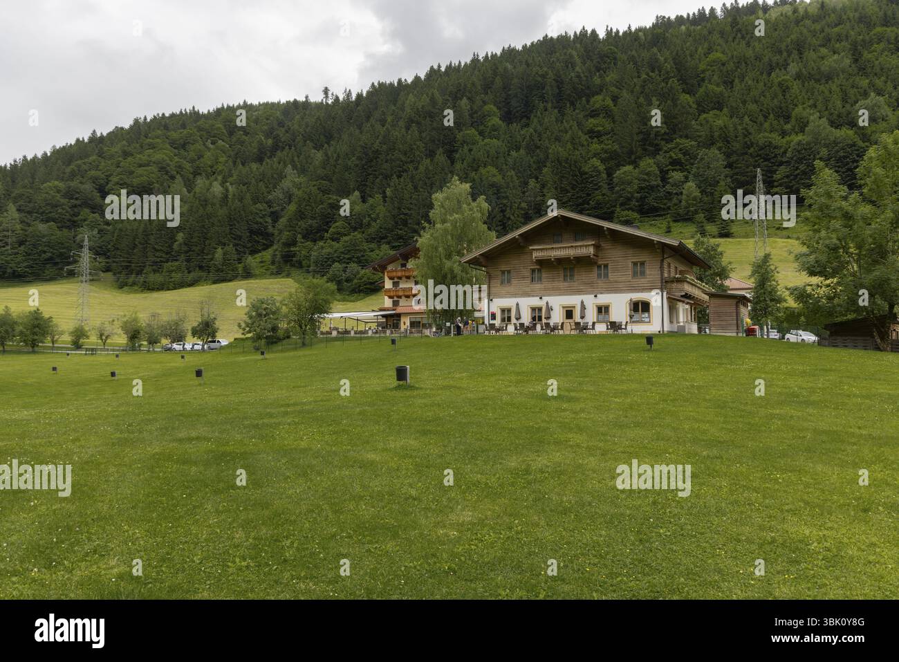 Landschaft, See, Badegebiet, Pongau, Boendlsee, Naturerlebnis, Hotel Seeblick Stockfoto