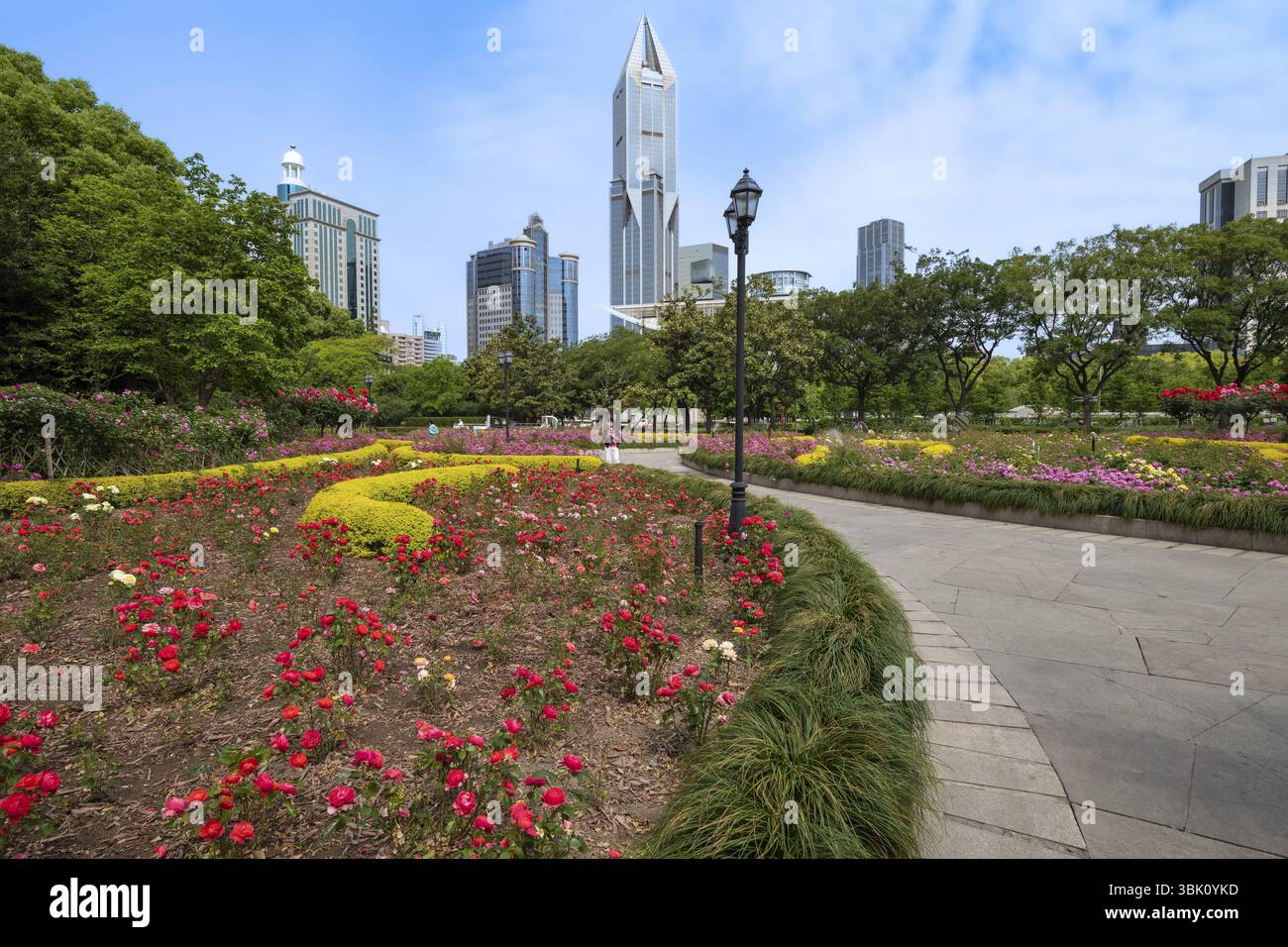 People's Park, Square, Shanghai, Volksrepublik China Stockfoto People's Park, Square, Shanghai, Volksrepublik China Stockfoto