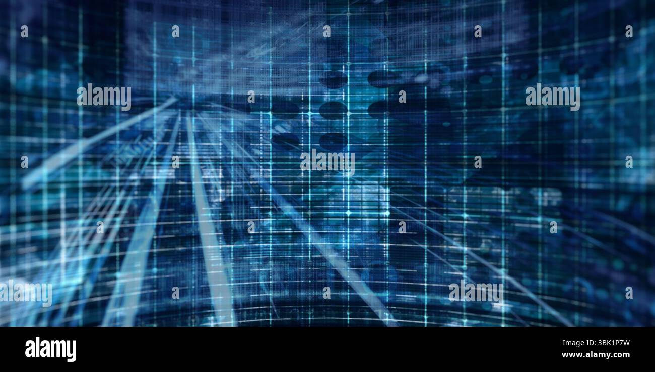 Business-Technologie-Hintergrund mit futuristischen kreative abstrakt Stockfoto