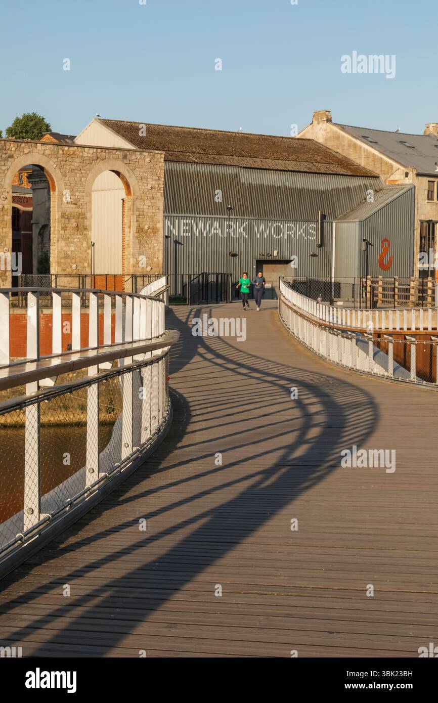 England, Somerset, Bath, Bath Quays, Newark Works Wohn- und Büroentwicklung Stockfoto